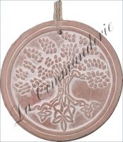 Rond terre cuite arbre de vie